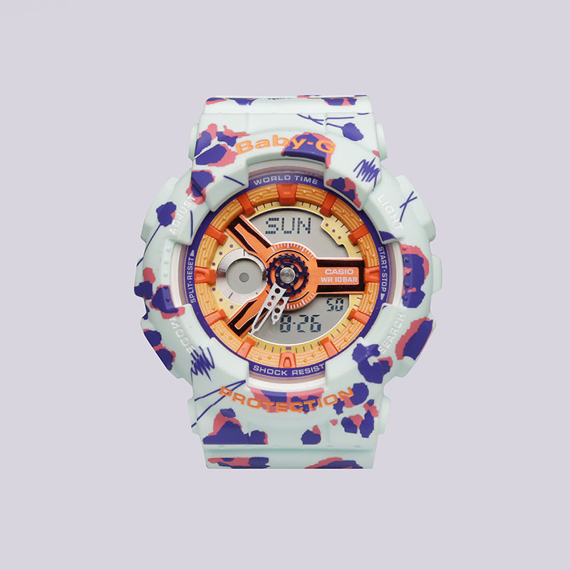  фиолетовые часы Casio Casio Baby-G BA-110FL-3A - цена, описание, фото 1